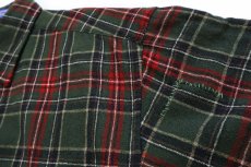 画像6: 00s メキシコ製 PENDLETONペンドルトン タータンチェック エルボーパッチ付き ウールシャツ L★72 (6)