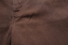 画像10: 80s USA製 Levi'sリーバイス 517 STA-PRESTスタプレ ピケパンツ 焦げ茶 W36 L33★ブーツカット (10)