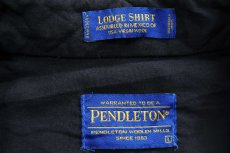 画像4: メキシコ製 PENDLETONペンドルトン LODGE SHIRT オンブレチェック ウールシャツ L★19 (4)
