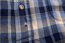 画像6: メキシコ製 SIR PENDLETON サーペンドルトン オンブレチェック ボタンダウン ウーステッド ウールシャツ L★74 (6)