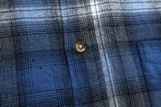 画像6: メキシコ製 PENDLETONペンドルトン LODGE SHIRT オンブレチェック ウールシャツ L★19 (6)
