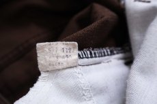 画像7: 80s USA製 Levi'sリーバイス 517 STA-PRESTスタプレ ピケパンツ 焦げ茶 W36 L33★ブーツカット (7)