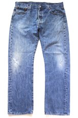 画像2: Levi'sリーバイス 501 ダメージ デニムパンツ W38 L32★SDP4703 (2)