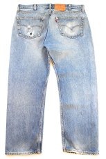 画像3: 00s メキシコ製 Levi'sリーバイス 501 ダメージ デニムパンツ W40★SDP4713  (3)
