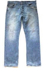 画像2: Levi'sリーバイス 501 USED加工 ストレッチ デニムパンツ W40 L32★SDP4695 (2)