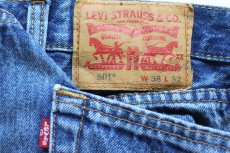 画像5: Levi'sリーバイス 501 ダメージ デニムパンツ W38 L32★SDP4703 (5)