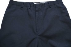 画像4: 70s LEVI'Sリーバイス STA-PRESTスタプレ スラックス ポリエステルパンツ 黒 W33 (4)