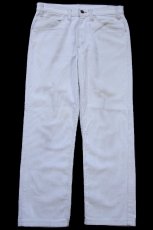 画像2: 80s メキシコ製 Levi'sリーバイス 519 コーデュロイパンツ オフホワイト W32 (2)