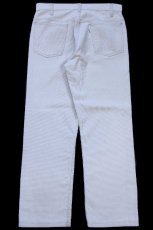 画像3: 80s メキシコ製 Levi'sリーバイス 519 コーデュロイパンツ オフホワイト W32 (3)