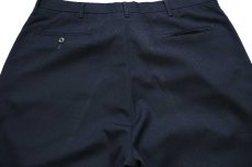 画像5: 70s LEVI'Sリーバイス STA-PRESTスタプレ スラックス ポリエステルパンツ 黒 W33 (5)