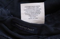 画像7: 90s USA製 ポロ ラルフローレン HAMMOND PANT ツータック コットン チノパン 黒 W29 L30 (7)