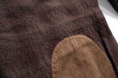 画像6: 00s メキシコ製 PENDLETONペンドルトン TRAIL SHIRT オンブレチェック エルボーパッチ付き ウールシャツ 焦げ茶×グレーブラウン L★26  (6)