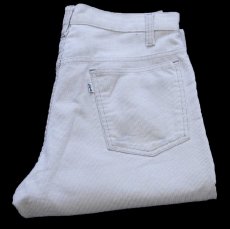 画像1: 80s メキシコ製 Levi'sリーバイス 519 コーデュロイパンツ オフホワイト W32 (1)