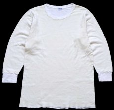 画像2: 70s duofold 2レイヤー アンダーシャツ ナチュラル L (2)