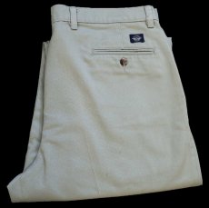 画像1: 90s DOCKERSドッカーズ ツータック スラックス コットンパンツ ライトグレー W38 L29★Levi'sリーバイス (1)