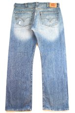 画像3: 00s メキシコ製 Levi'sリーバイス 501 パッチワーク USED加工 デニムパンツ W38 L32★SDP4699 (3)