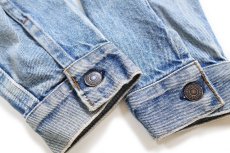 画像9: 80s USA製 Levi'sリーバイス 70706 デニムジャケット 4ポケット ボーイズ18 (9)