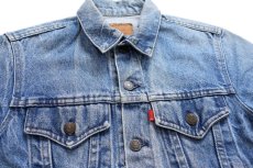 画像3: 80s USA製 Levi'sリーバイス 70706 デニムジャケット 4ポケット ボーイズ18 (3)