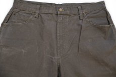 画像4: Dickiesディッキーズ ストレッチ ライトダック地 ペインターパンツ モスグリーン W34 L30 (4)