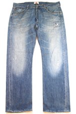画像2: 00s メキシコ製 Levi'sリーバイス 501 パッチワーク USED加工 デニムパンツ W38 L32★SDP4699 (2)