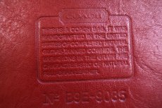 画像4: USA製 COACH オールド コーチ バケツ型 レザー ショルダーバッグ レッド 大★9085 (4)