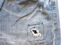 画像7: 00s メキシコ製 Levi'sリーバイス 501 パッチワーク USED加工 デニムパンツ W38 L32★SDP4699 (7)
