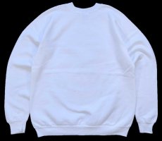 画像2: 90s USA製 Hanes TRICK OR TREAT 魔女 コウモリ ハロウィン スウェット 白 M (2)