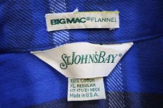 画像4: 80s USA製 JCPenney STJOHN'SBAY×BIGMACビッグマック チェック コットン フランネルシャツ XL-R (4)