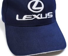 画像5: LEXUS レクサス ロゴ刺繍 キャップ 紺★TOYOTAトヨタ (5)