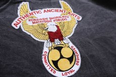 画像4: USA製 AUTHENTIC ANCIENT ARTS 総合沖縄古武道 パッチ付き 道着 黒 フェード L (4)