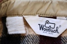 画像4: 70s USA製 Woolrichウールリッチ ブロックチェック ウールシャツ M (4)