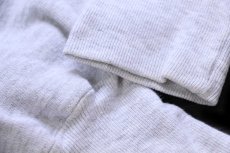 画像7: 90s メキシコ製 Championチャンピオン UCONN 刺繍 ツートン リバースウィーブ スウェット 杢グレー L (7)