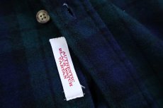 画像5: 00s メキシコ製 PENDLETONペンドルトン AUTHENTIC BLACK WATCH TARTAN ブラックウォッチ タータンチェック ウールシャツ L★23 (5)