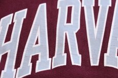 画像5: 90s メキシコ製 Championチャンピオン HARVARD ひび割れプリント リバースウィーブ スウェット バーガンディ M (5)