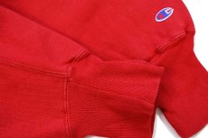 画像5: 90s メキシコ製 Championチャンピオン WISCONSIN ひび割れプリント リバースウィーブ スウェット 赤 M (5)