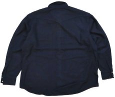 画像2: 訳あり★PENDLETONペンドルトン CANYON 無地 ウール ウエスタンシャツ 黒 XXL-T★特大 (2)