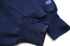 画像6: 90s メキシコ製 Championチャンピオン JAMES MADISON UNIVERSITY ひび割れプリント リバースウィーブ スウェット 紺 XL (6)