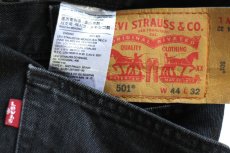 画像5: Levi'sリーバイス 501 ブラック デニムパンツ W44 L32★SDP4735 特大 (5)