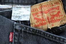 画像5: Levi'sリーバイス 501 ブラック デニムパンツ フェード W38★SDP4737 (5)