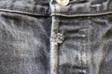 画像7: Levi'sリーバイス 501 ブラック デニムパンツ フェード W38★SDP4737 (7)