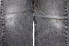 画像8: Levi'sリーバイス 501 ブラック デニムパンツ フェード W38★SDP4737 (8)