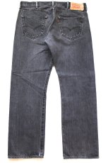 画像3: Levi'sリーバイス 501 ブラック デニムパンツ フェード W38★SDP4738 (3)