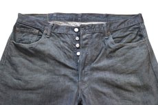 画像4: Levi'sリーバイス 501 カラーデニムパンツ 濃紺 W40 L32★SDP4740 オイルドクロス (4)