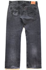 画像3: Levi'sリーバイス 501 ブラック デニムパンツ フェード W38★SDP4737 (3)