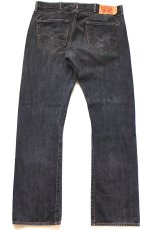 画像3: Levi'sリーバイス 501 先染め ブラック デニムパンツ W38★SDP4733 (3)