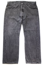 画像2: Levi'sリーバイス 501 ブラック デニムパンツ フェード W44 L32★SDP4739 特大 (2)