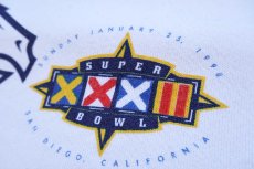 画像4: 90s USA製 NFL DENVER BRONCOS SUPER BOWL XXXII アメフト スウェット 白 2X★特大 (4)