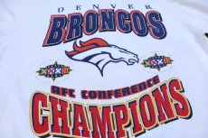 画像3: 90s USA製 NFL DENVER BRONCOS SUPER BOWL XXXII アメフト スウェット 白 2X★特大 (3)