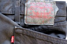 画像5: 00s メキシコ製 Levi'sリーバイス 501 後染め カラーデニムパンツ 焦げ茶 W44 L32★SDP4750 特大 (5)