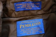 画像4: 00s メキシコ製 PENDLETONペンドルトン オンブレチェック ウール ウエスタンシャツ M★49 (4)